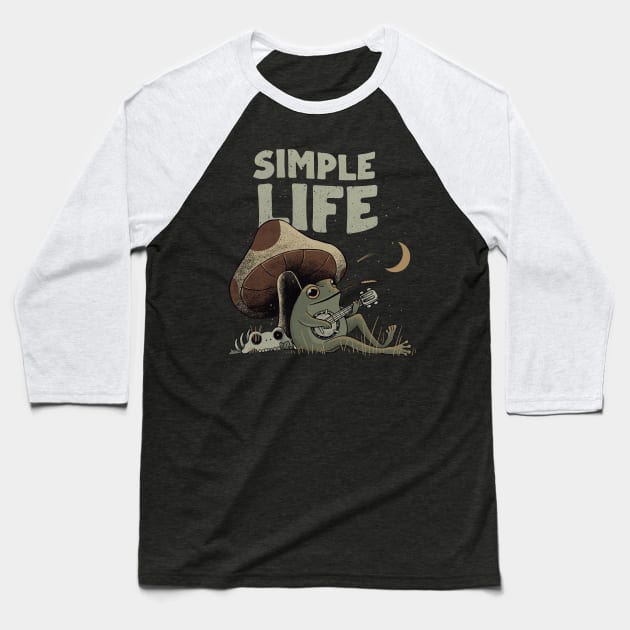 Simple Life Baseball T-Shirt by ppmid